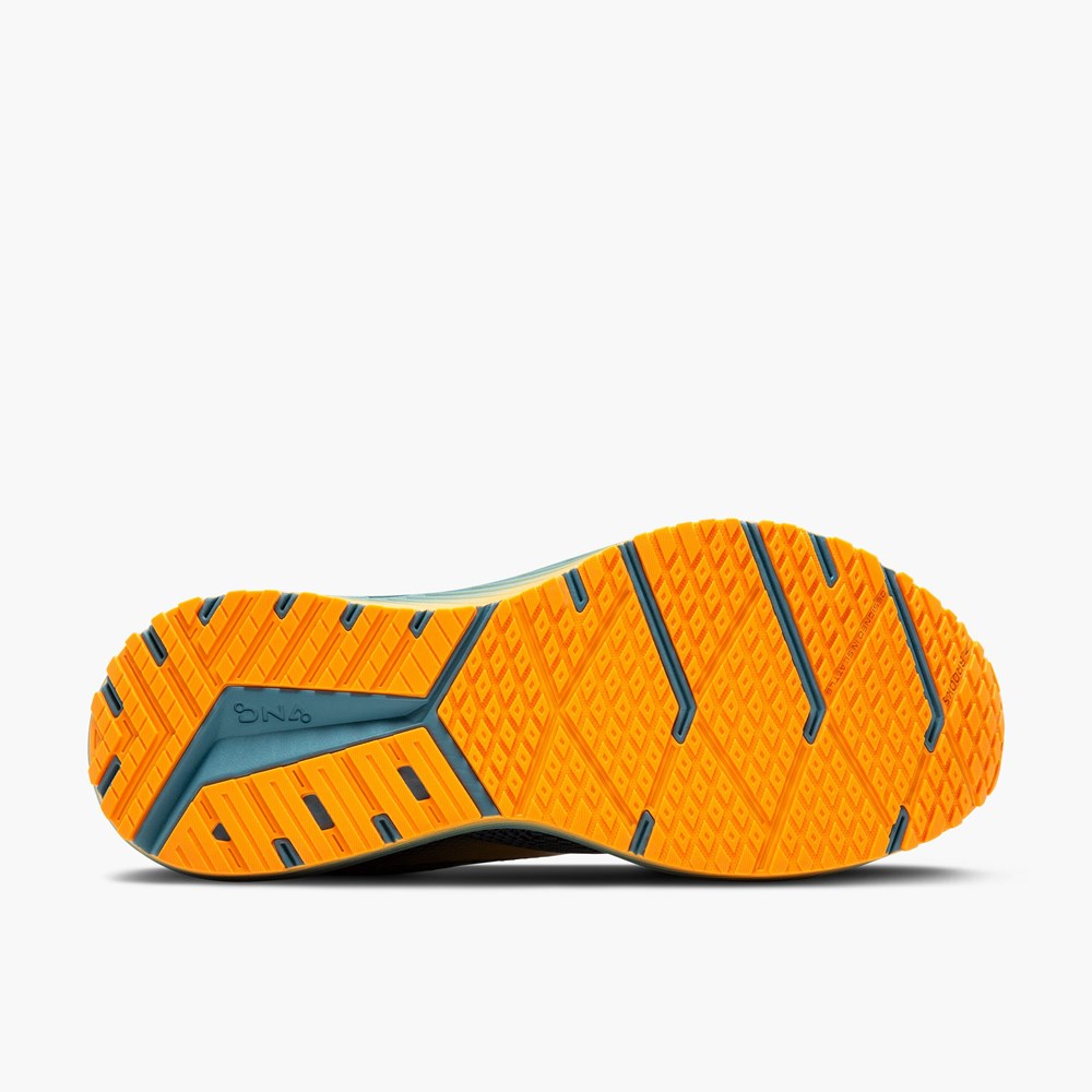 Chaussures Running Route Brooks Revel 7 Bleu Noir Orange Homme | WHG-9712438